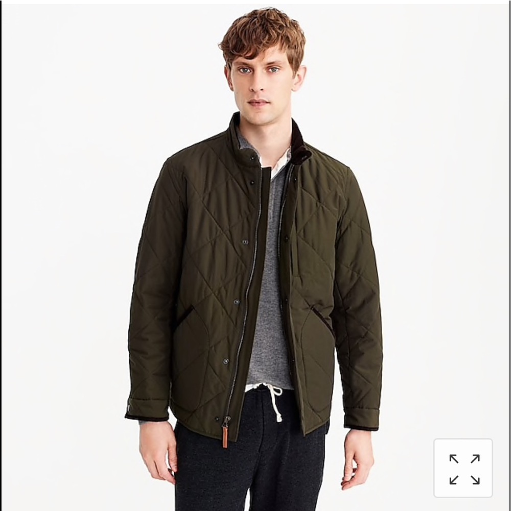J CREW Sussex Quilted Jacket